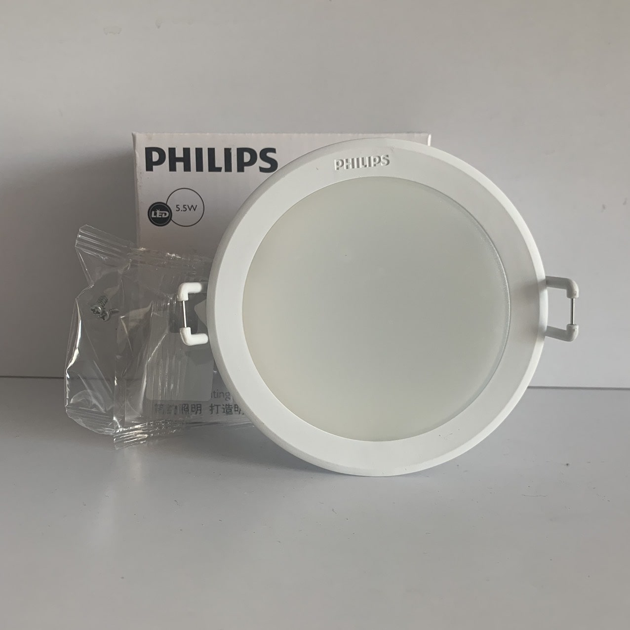  Đèn Downlight âm trần Philips 59201 MESON 090 5.5W 40K WH recessed LED