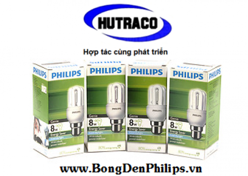 Philips compact fluorescent lamps 8W - Essential