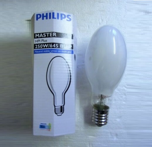 Bóng đèn cao áp Philips Metal Halide MASTER HPI Plus 250W/645 BU E40 1SL/12