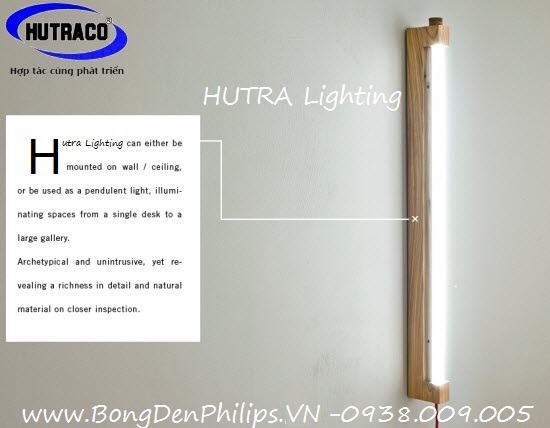 Bộ máng đèn gỗ HUTRA Lighting