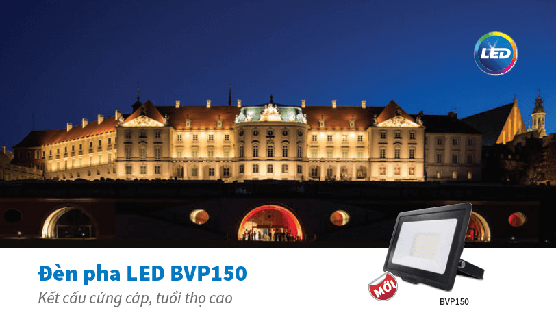 Đèn pha LED Philips BVP150 LED8/WW 220-240V 10W SWB CE