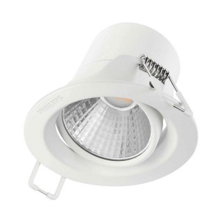Bộ đèn downlight âm trần LED Philips chiếu điểm 59775 POMERON 070 5W 27K SI