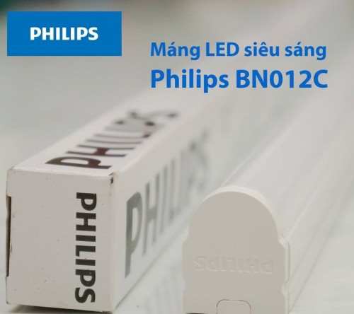 Bộ máng đèn LED T8 Philips 20W Essential SmartBright Slim Batten BN012C LED20/CW L1200
