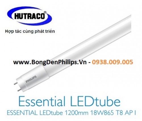 Bóng đèn ESSENTIAL LEDtube Philips 1200mm 18W /865 T8 AP I