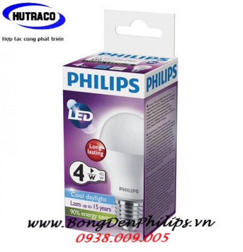 Bóng đèn Led Bulb Philips 4W-40W E27 6500k 230V