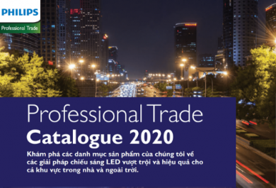 Khám phá danh mục sản phẩm đèn led Philips dự án Professional Trade Catalogue mới nhất 2020