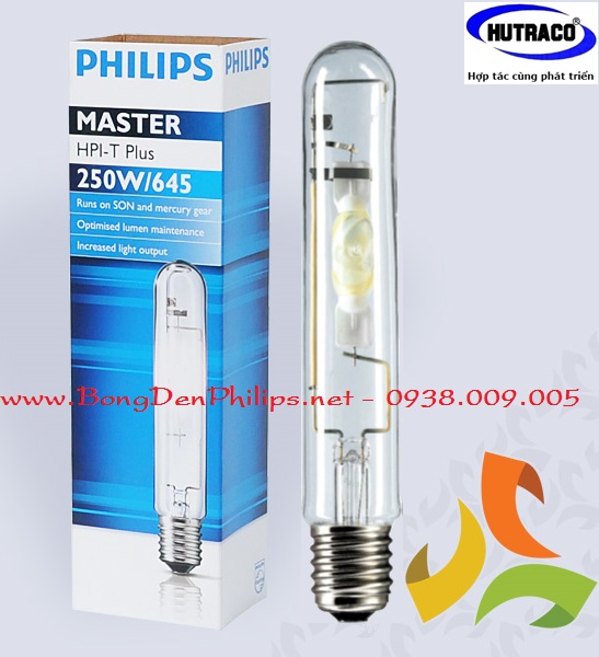 Bóng đèn cao áp Metal Halide Philips MASTER HPI Plus 250W/645 BU E40 1SL/6 dạng bầu